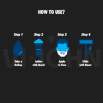 VI-JOHN Purifying Charcoal Shaving Foam for Men - Enriched with Aloe Vera & Jojoba Oil - Image 3