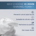VI-JOHN All Skin Type Shaving Cream 124 GM | Dermatologically Tested - Image 4