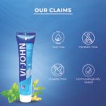 VI-JOHN All Skin Type Shaving Cream 124 GM | Dermatologically Tested - Image 3