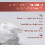 VI-JOHN Special Moisturizing Shaving Foam | India's Best Shaving Foam for Everyone | Dermatologically Tested Special Moisturizing Formula Shaving Foam - Image 3