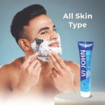 VI-JOHN All Skin Type Shaving Cream 124 GM | Dermatologically Tested