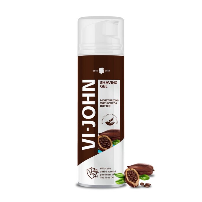VI-JOHN Moisturizing Shaving Gel with Cocoa Butter-200 ML | For All Skin Types - Image 7