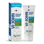 VI-JOHN Premium Shaving Cream | The Best Shaving Cream for Men | Enriched with the moisturizing goodness of Aloe Vera & Almond oil 93 GM - Image 4