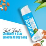 VI-JOHN Calming Aqua Shaving Gel with Almond Oil & Aloe Vera-200 ML | For All skin type