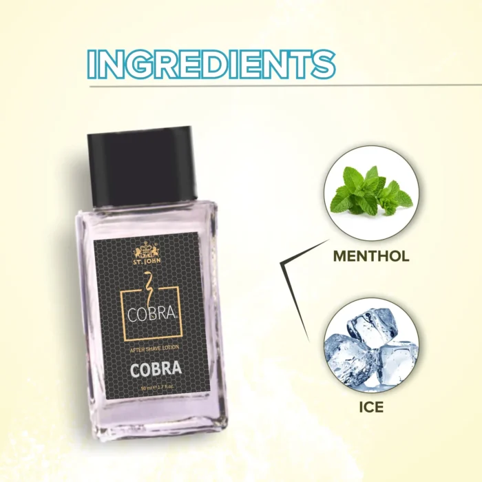 Cobra After Shave Lotion 50ML | Best Aftershave Lotion for Men - Image 6