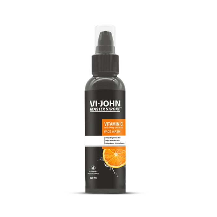 VI-JOHN Master Stroke Vitamin C Face Wash for Skin Brightening (100 ml) - Image 6