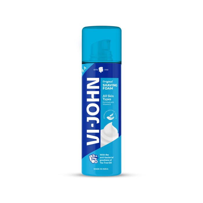 VI-JOHN Shaving Foam All Skin Types  | Dermatologically Tested | 400GM - Image 5
